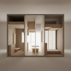 2LDKで組む、緩やかなルームシェアの静けさ