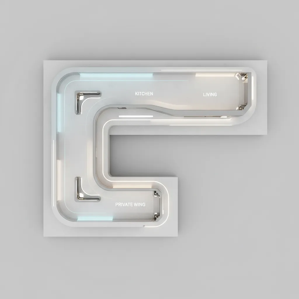 L-Shaped 2 BHK Layouts, Tuned for Future Living: Two-bedroom interfaces that choreograph flow, sightlines, and storage like a well-coded system