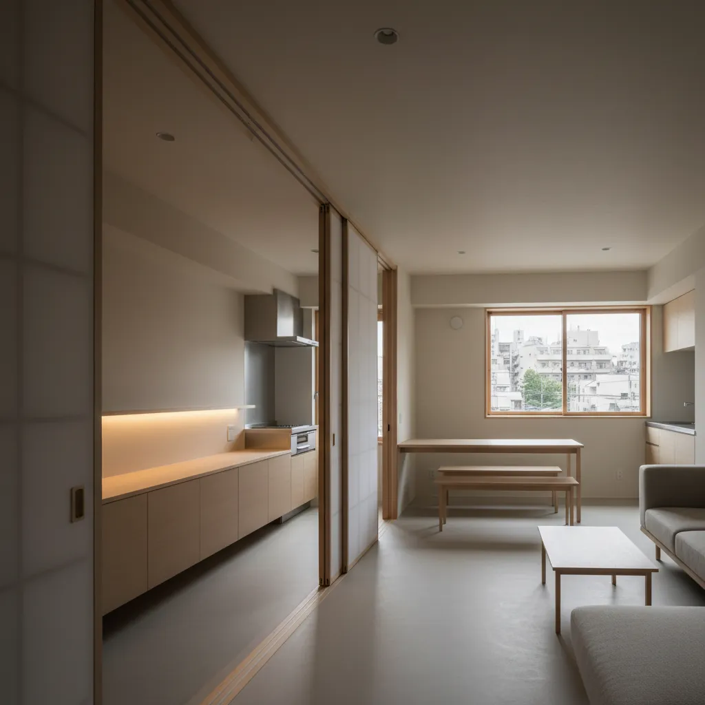 2LDKを静かに整えるという選択: 密度が高まる都市で、2LDKを未来へつなぐミニマルな思考