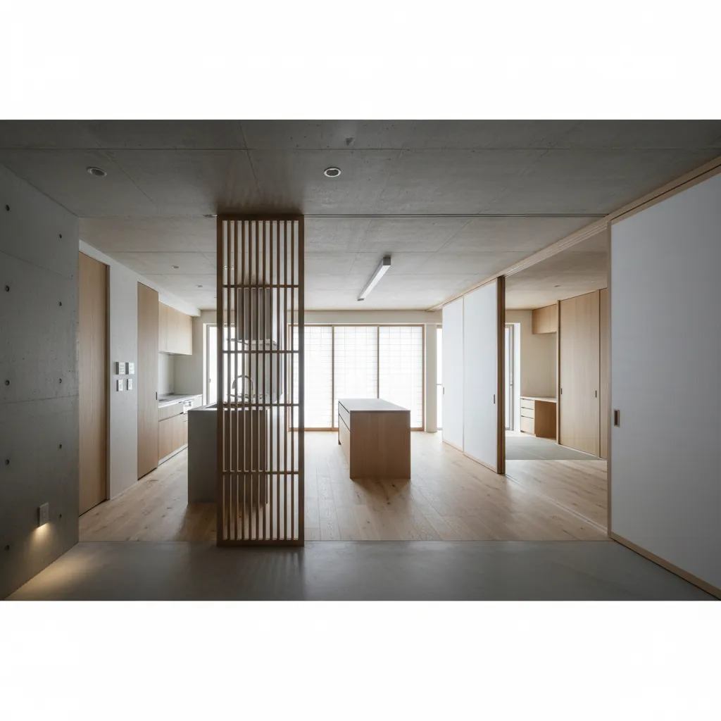 2LDKの億ションを静かに読み解く: 高密度都市で長く使われる間取りに、過剰さと余白のバランスを求める