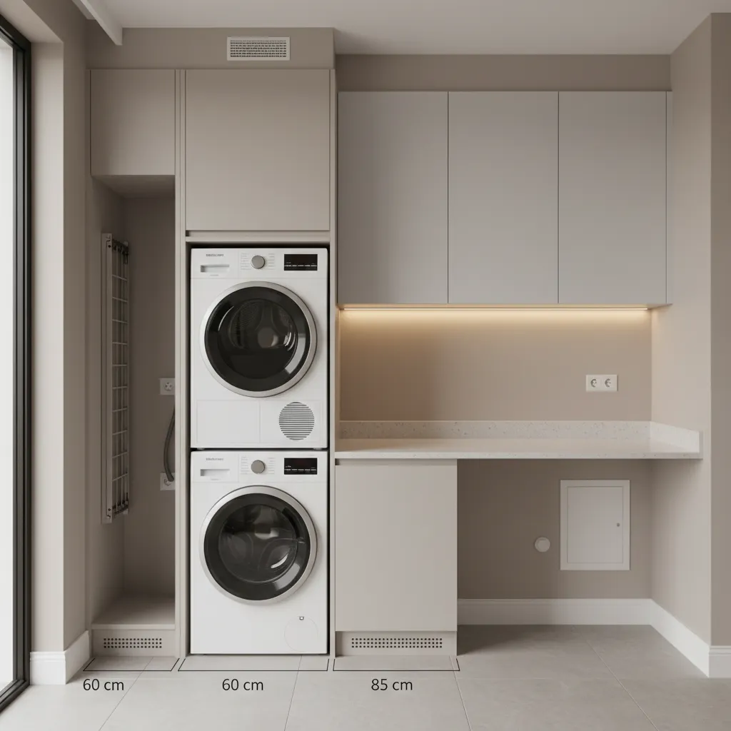 Lavandería en casa: medidas clave