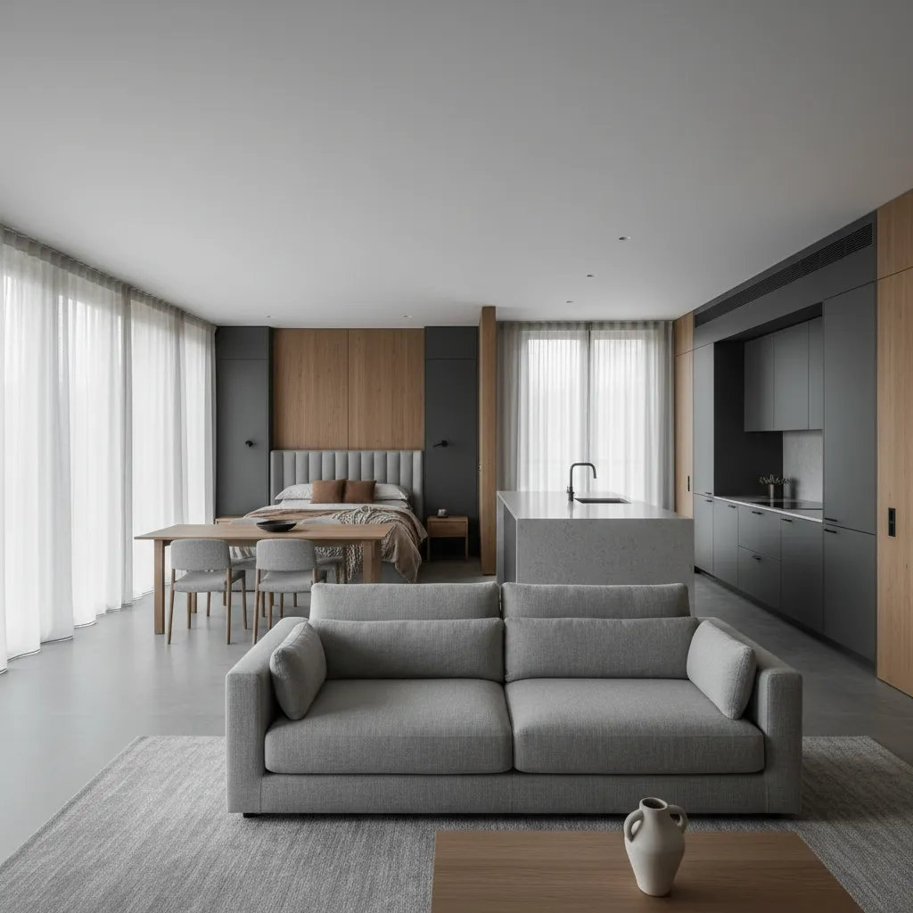 Cómo combinar muebles grises sin fallar