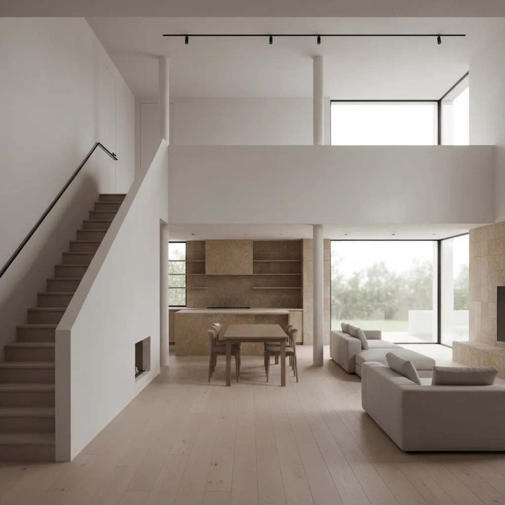 Medidas casa dos pisos: guía desde obra real