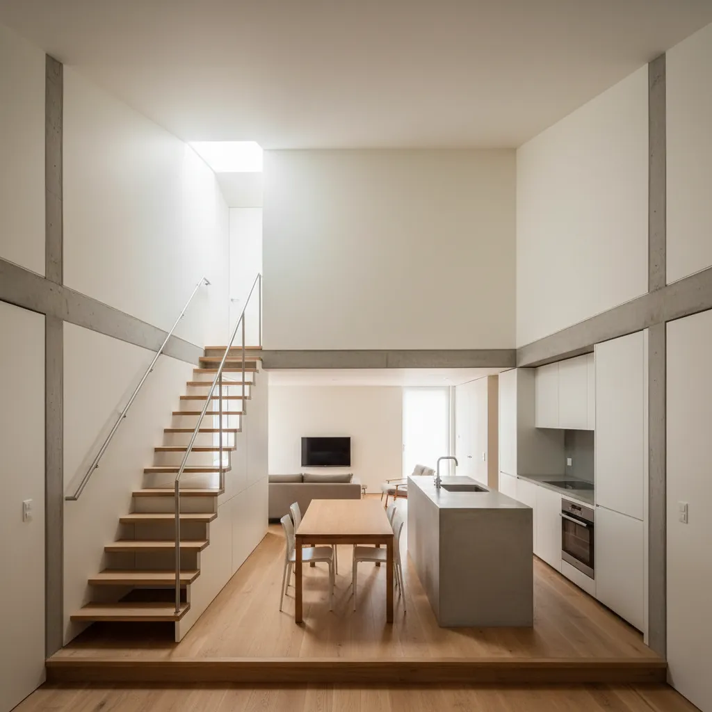 Planos de casas pequeñas de 2 pisos