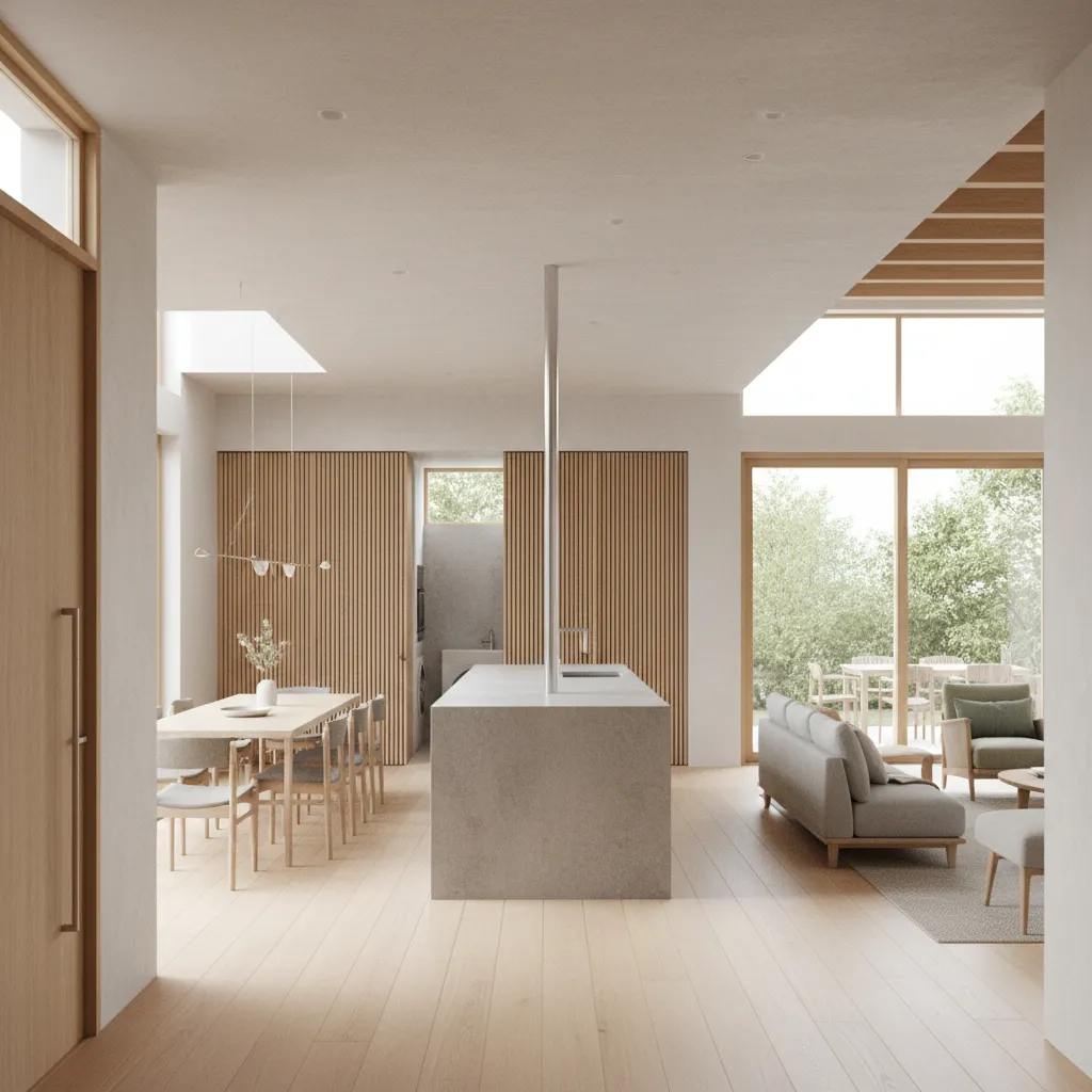 Planos de casas de 4 habitaciones y 2 baños