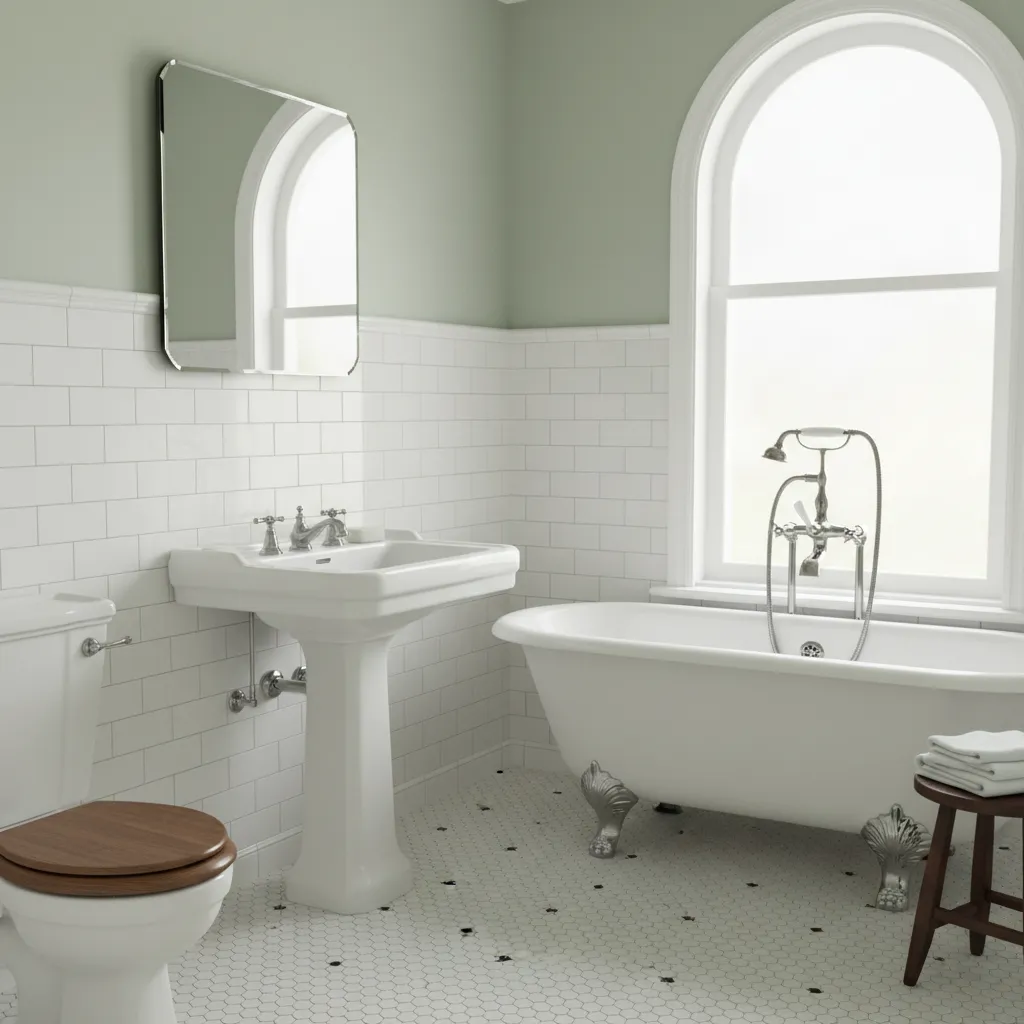 Hex Tile vs Subway Tile: Choosing the Right 1920s Bathroom Floor and Wall Style