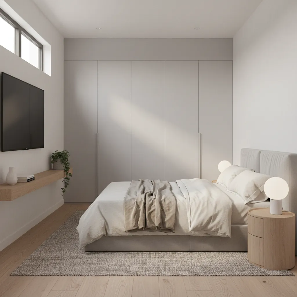 How to Hide TV Cables in a Small Bedroom Setup