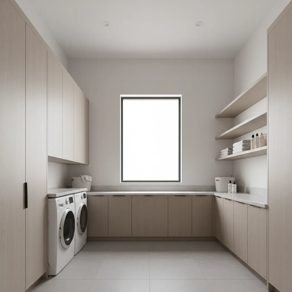 How High-Ceiling Laundry Rooms Are Designed in Modern Homes and Apartments