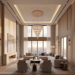 Lighting Design Principles Used by Interior Designers for High Ceilings