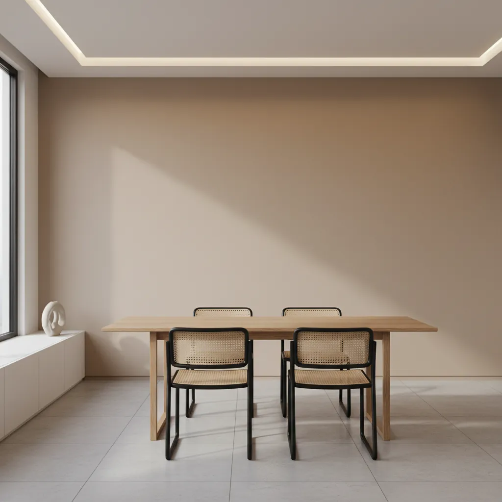 dining chair area wall with durable paint finish