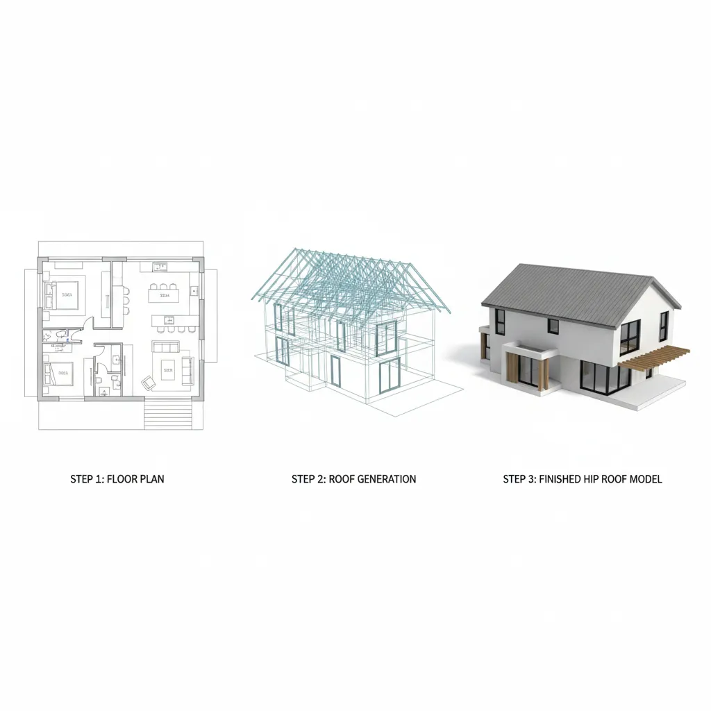 Hip Roof Design Software: Fix Messy Roof Intersections