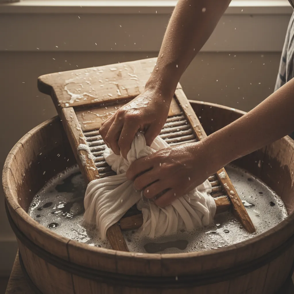 How Washboards Shaped Household Laundry Work