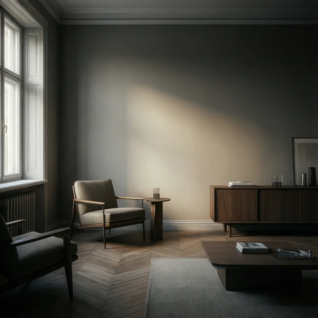 Benjamin Moore historical color wall changing tone under natural daylight