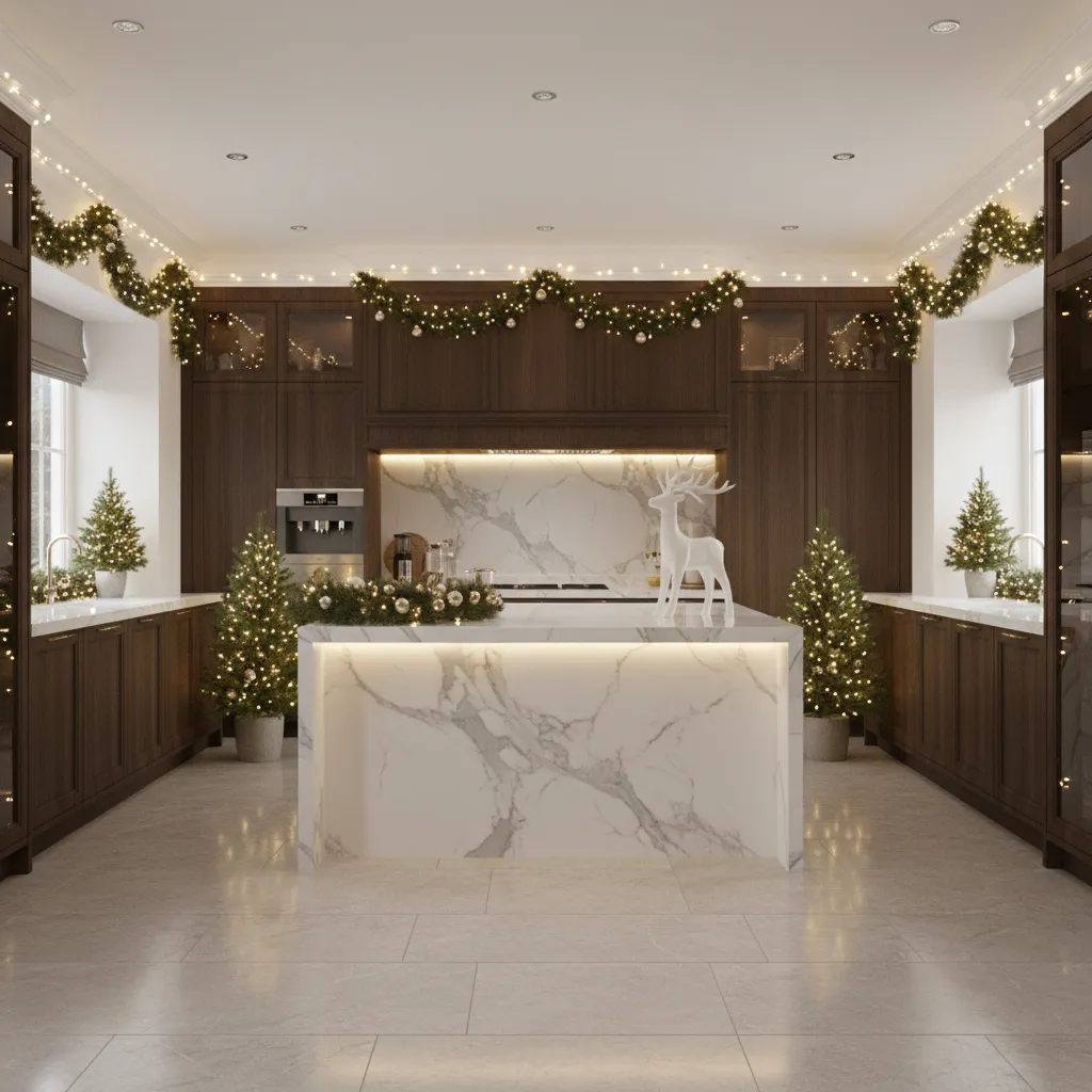 Kitchen Designers Share Holiday Lighting Ideas for Cabinets