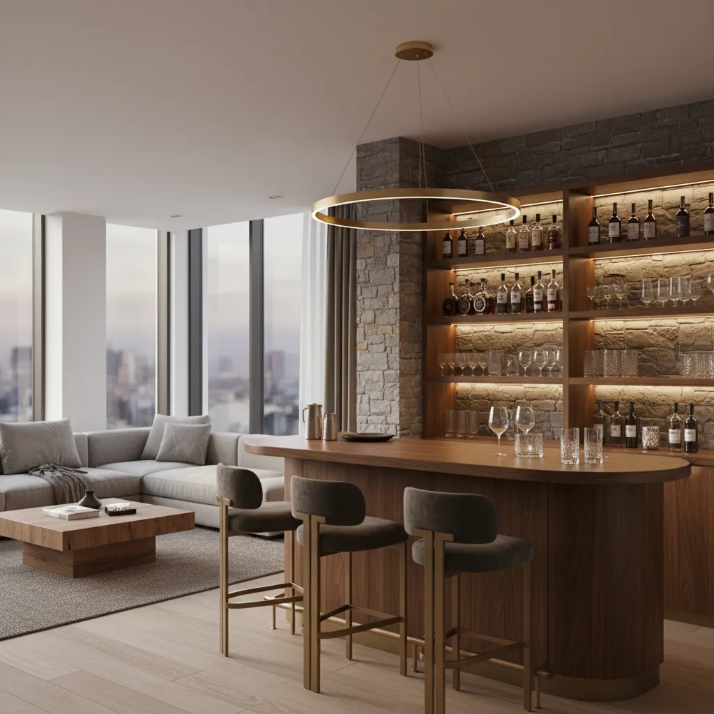 Diseño de un bar en casa: guía práctica y realista