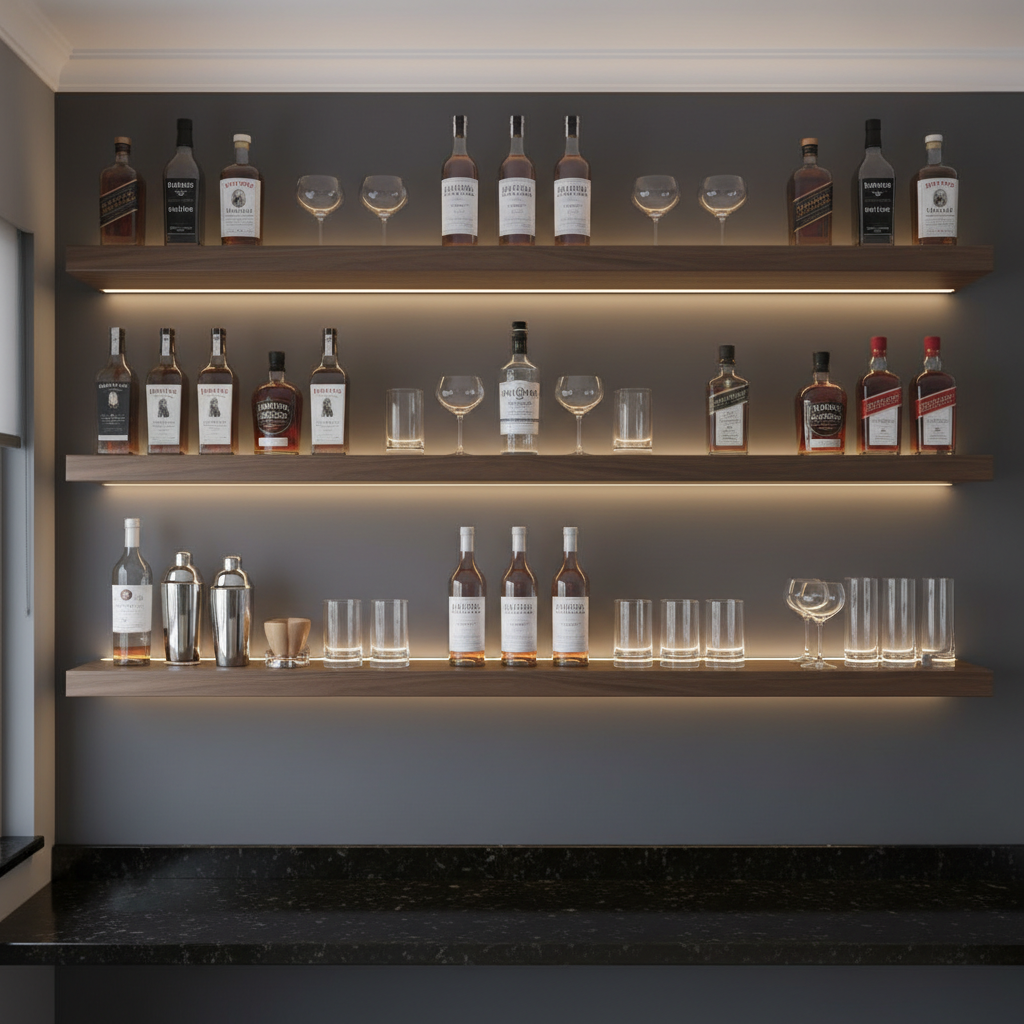 Home Bar Wall Design: Why Yours Looks Cluttered