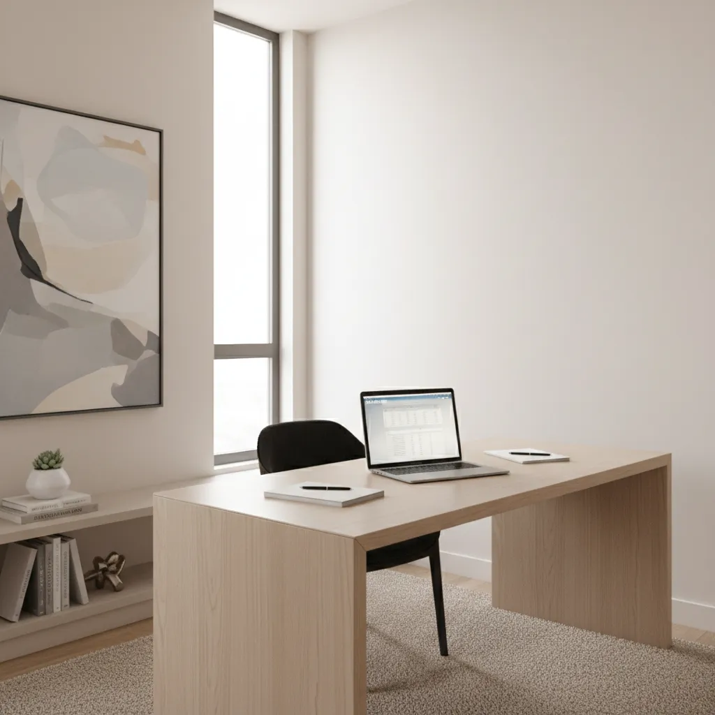 Small home office used for company registration and business paperwork