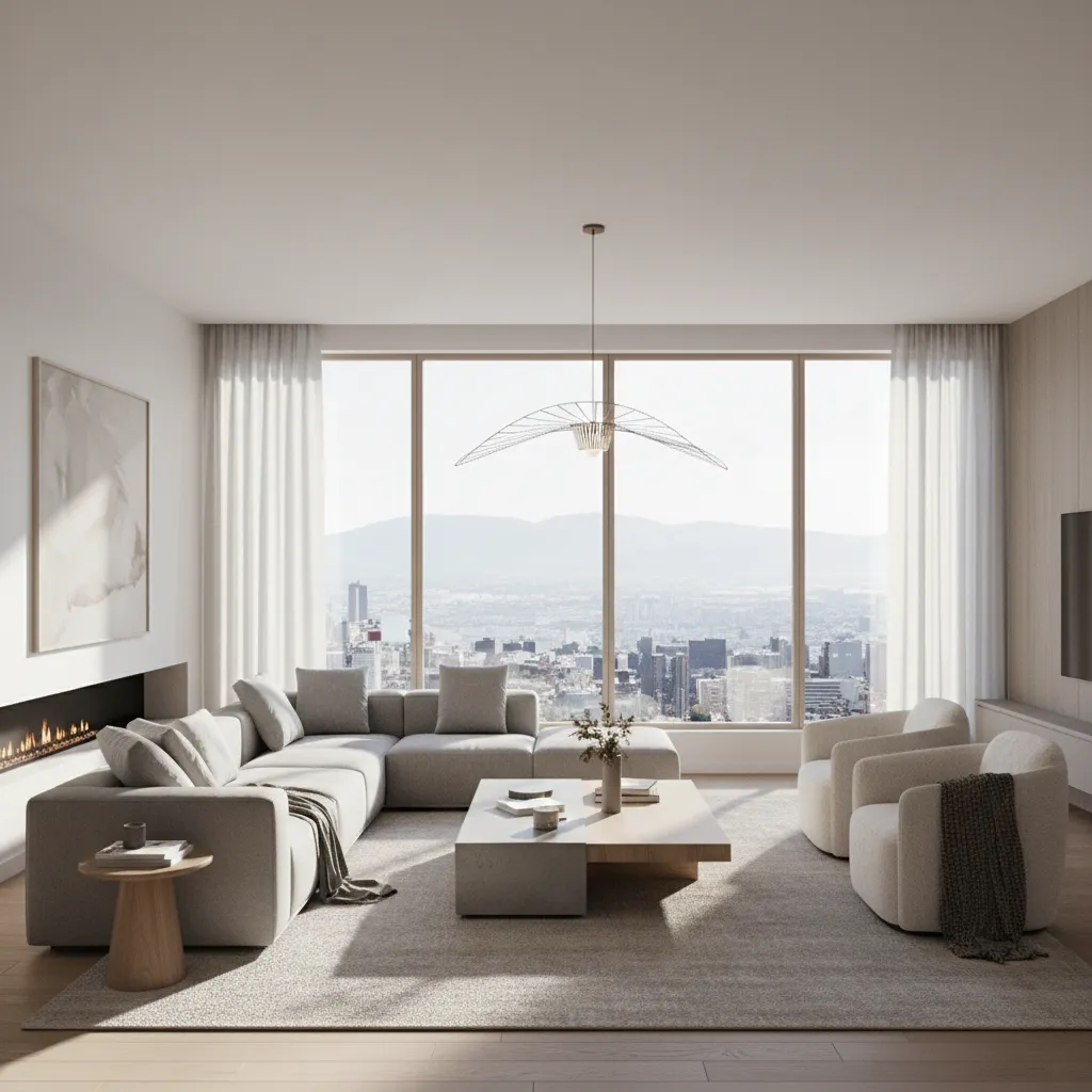 3D rendering view of a house interior generated by home design software