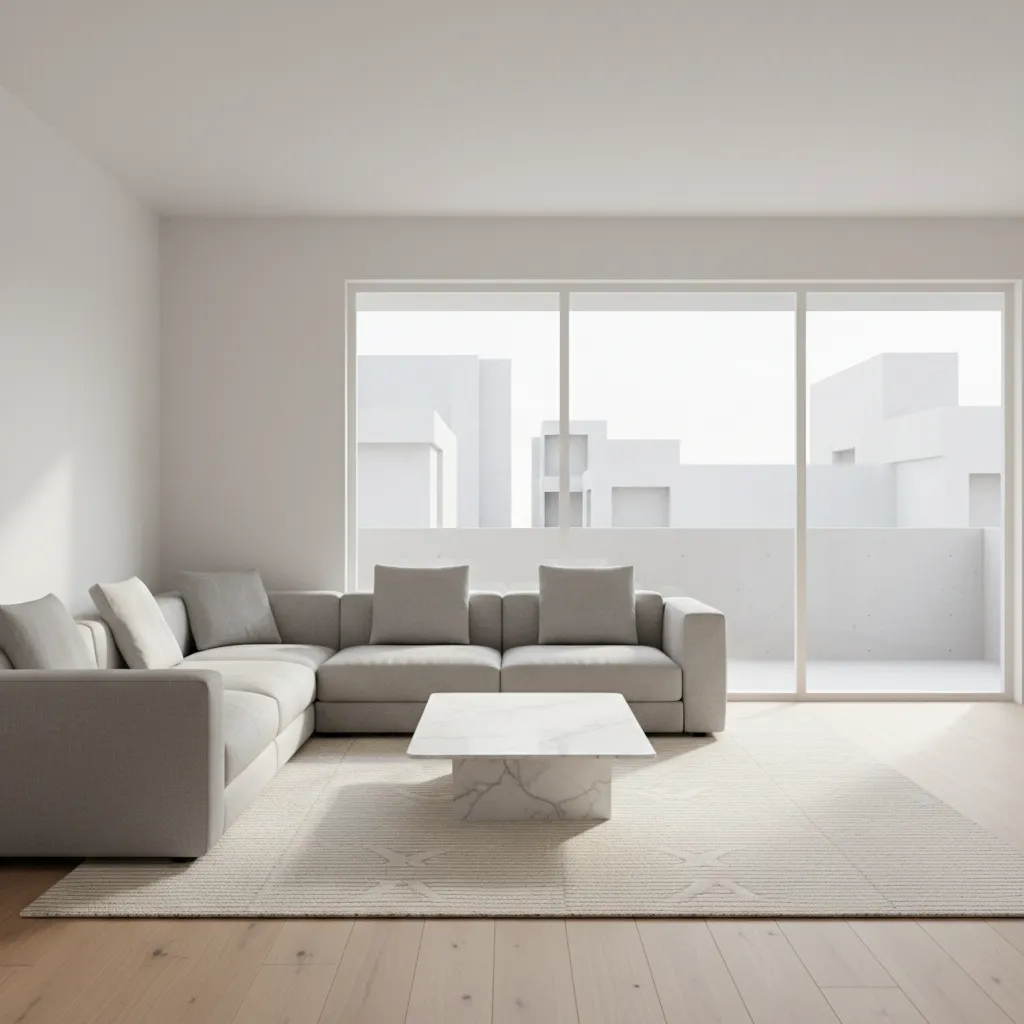 3D interior preview of a living room generated from home design software