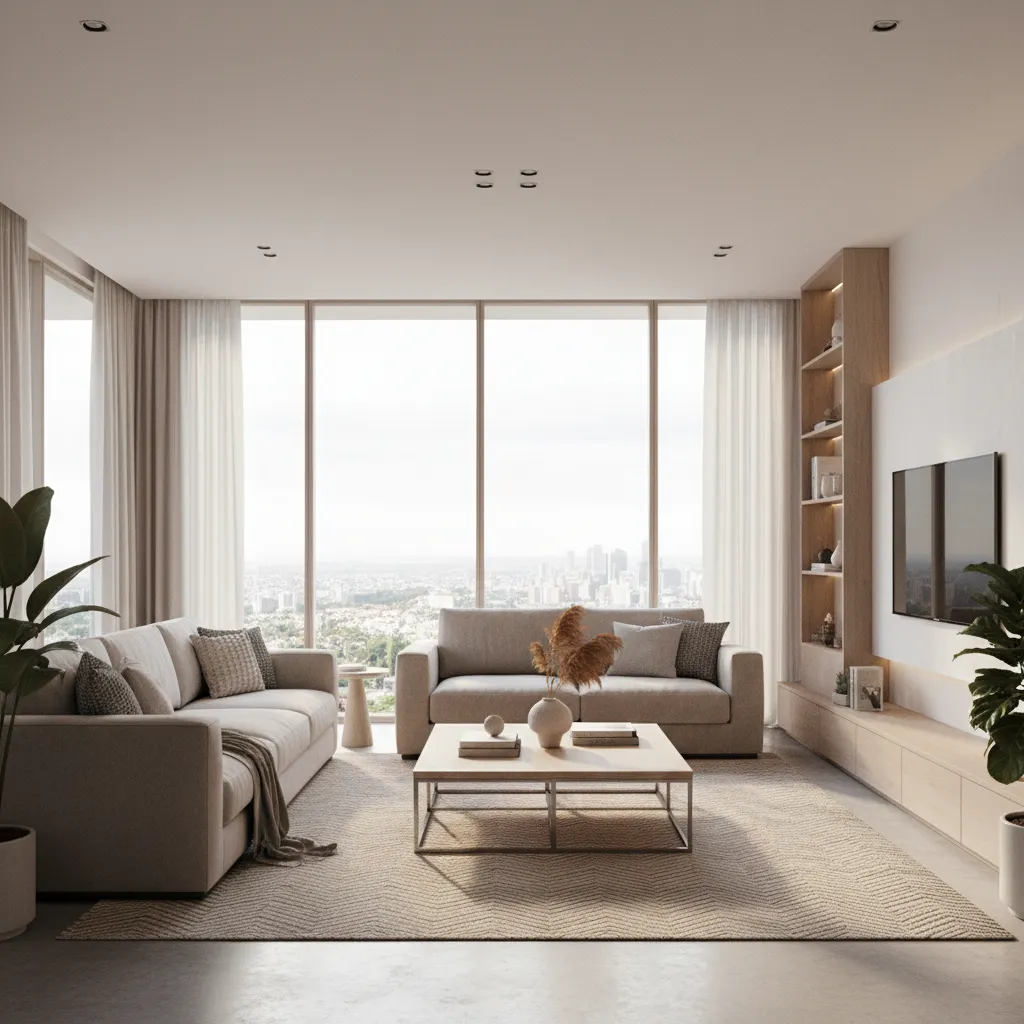 3D interior room layout visualization created with home design software
