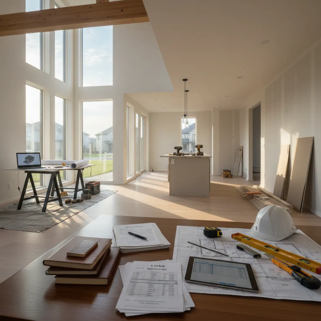 concept image representing home equity used for home renovation