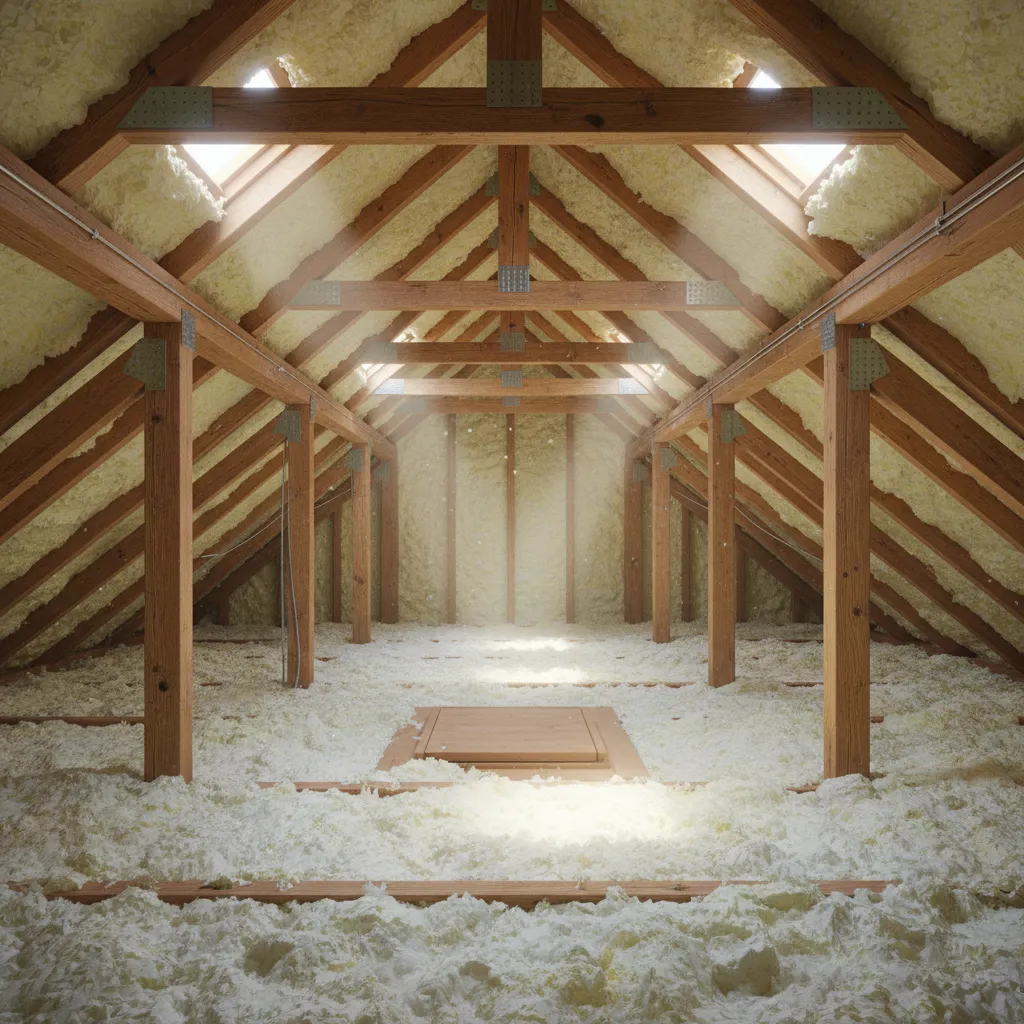 attic insulation installation improving home cooling efficiency