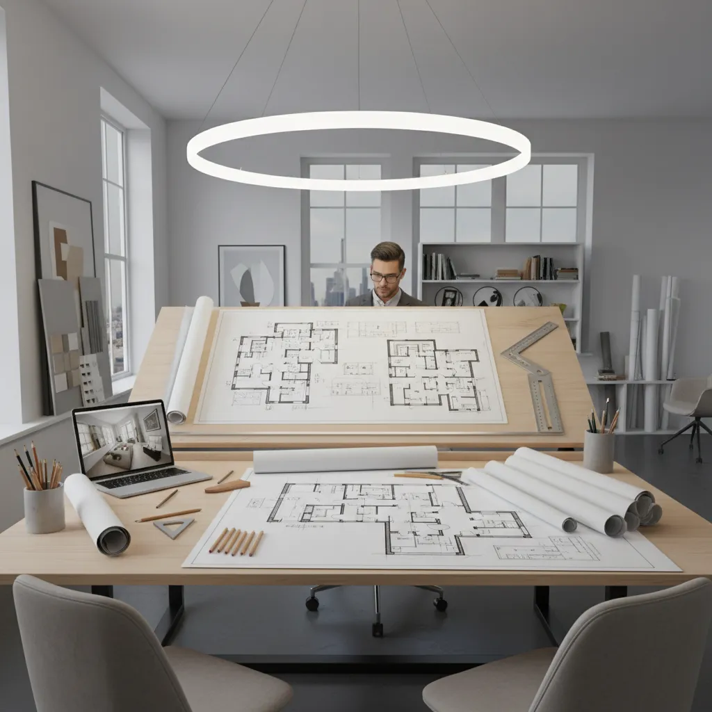 Home layout planning with floor plan sketches and interior design tools