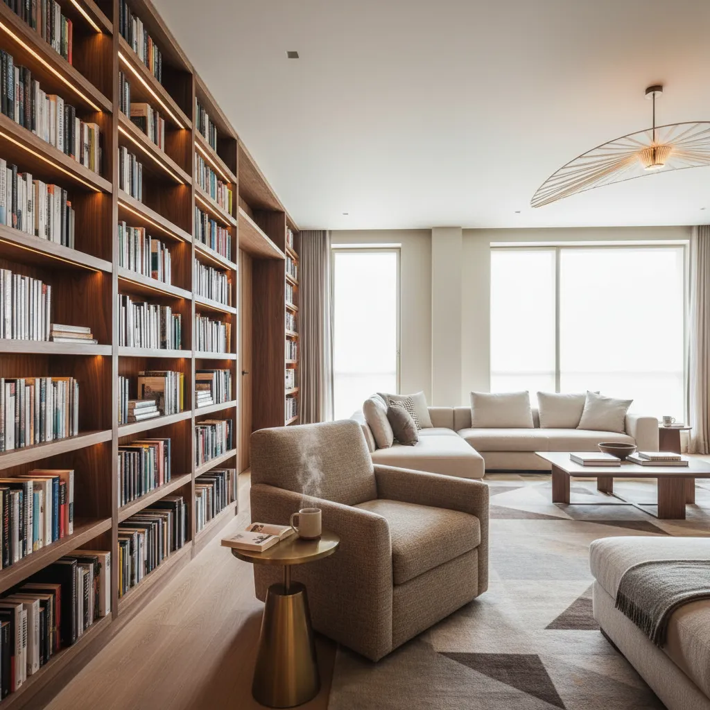 Diseño de biblioteca en casa: ideas prácticas y elegantes