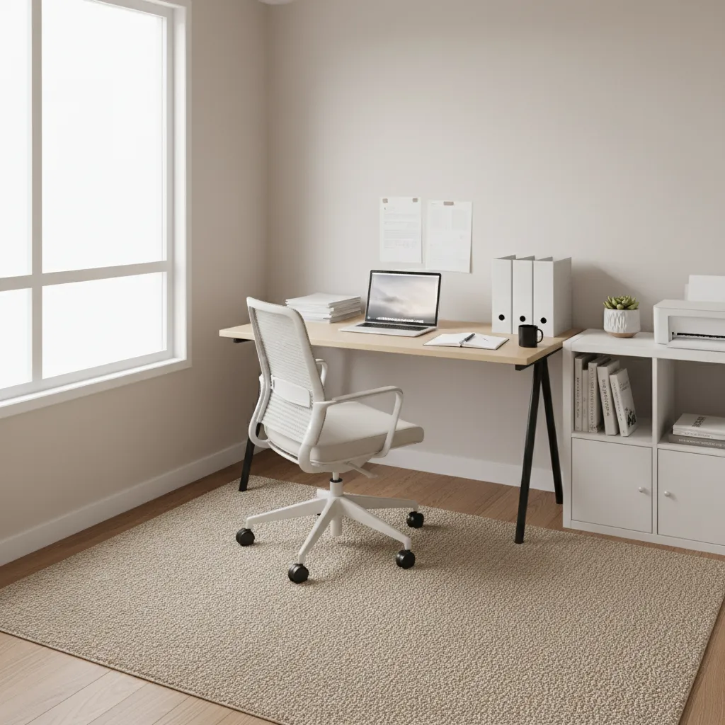 home office setup used for registering a small business