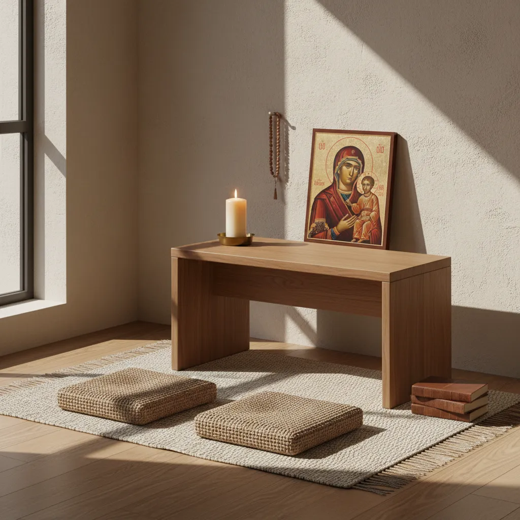 Diseño de oratorios en casa: guía práctica
