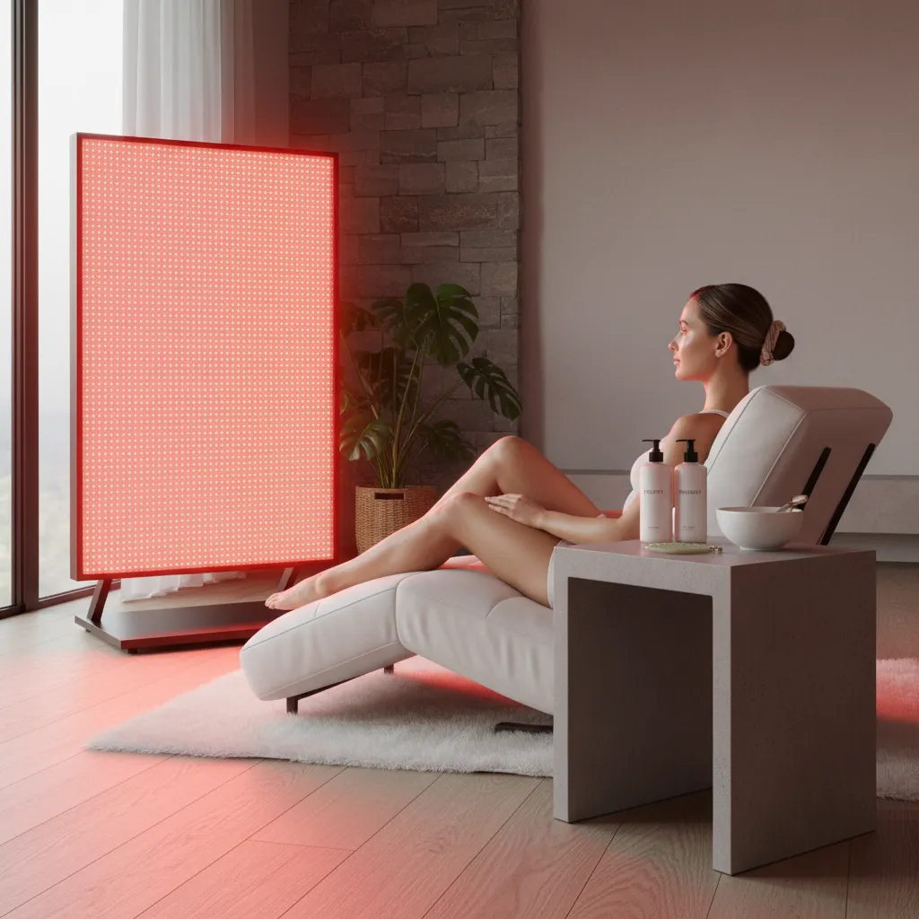 step by step red light therapy home routine