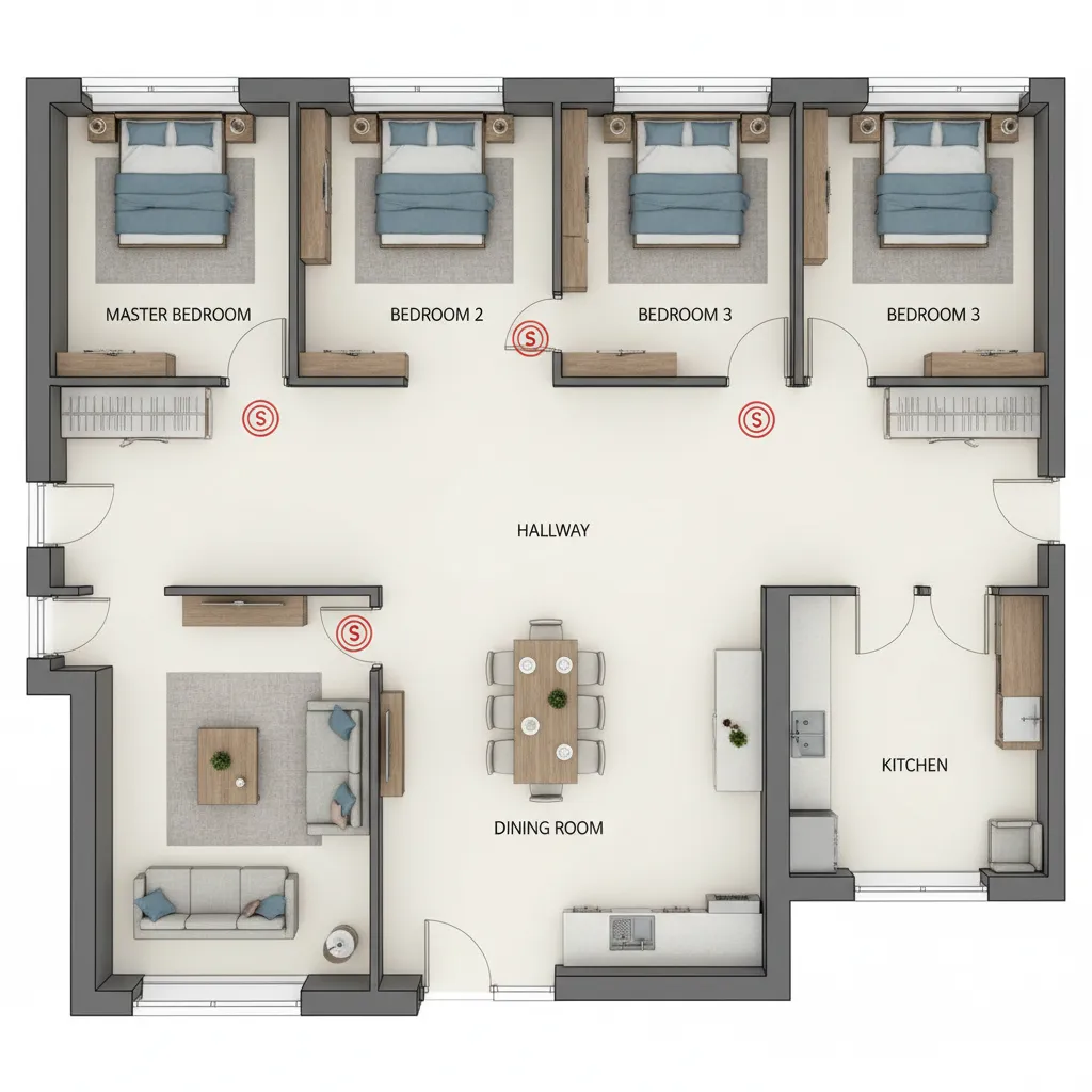 Why Ceiling Safety Detectors Are Critical for Home Protection