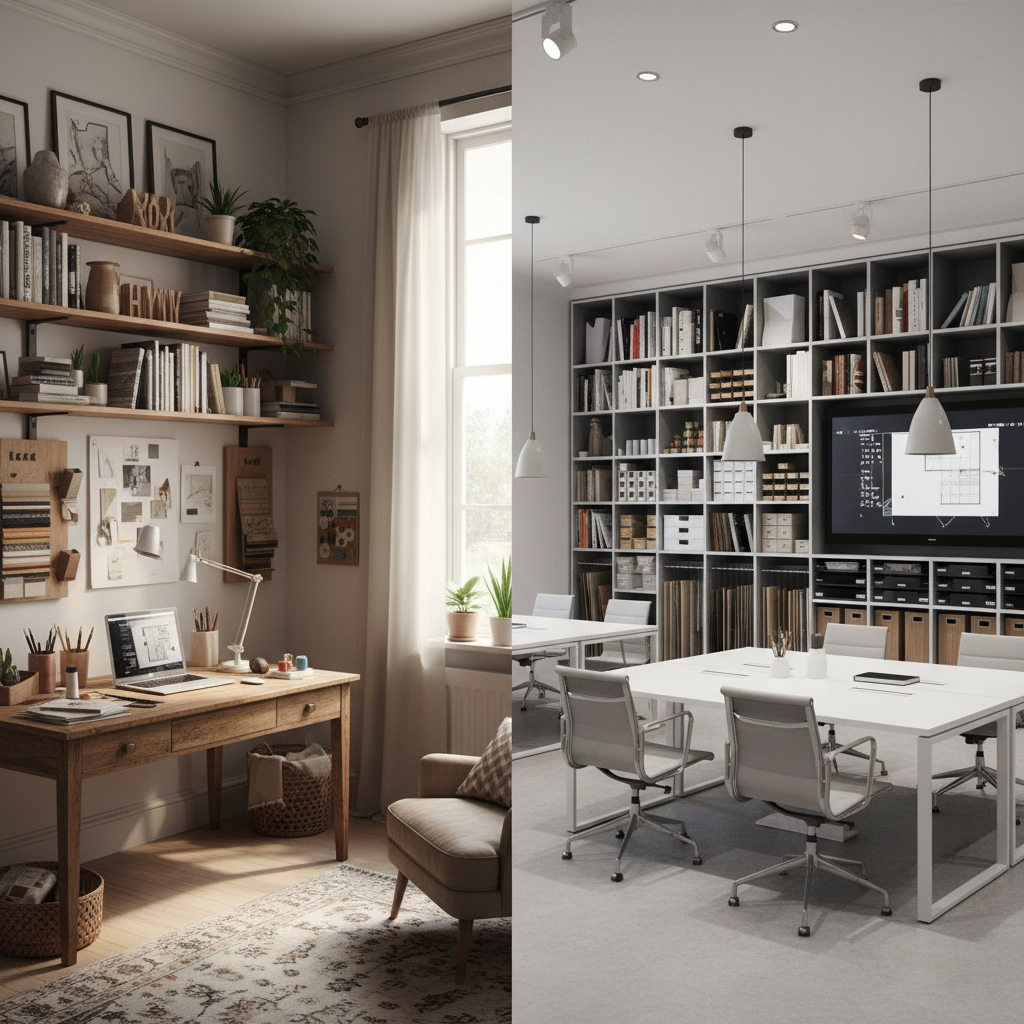Home Studio vs Professional Interior Design Office: When to Upgrade