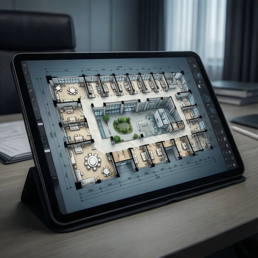 Combining Digital Maps With the Floor Plan