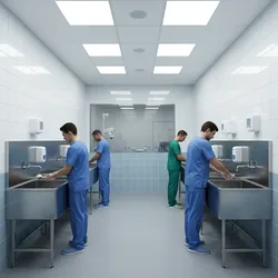Infection Control and Risk Management in Hospital Scrub Rooms