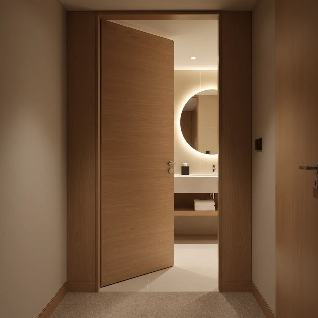 Bathroom Door Choices in Hotels and Hospitality Industry