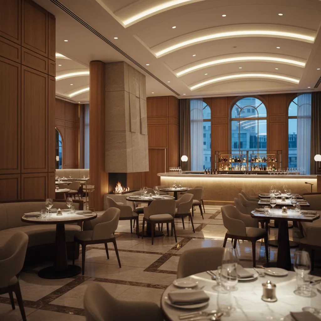 Diseño de interiores para hoteles y restaurantes