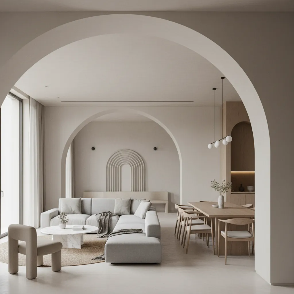 Hall Feels Plain? House Arch Designs for Hall That Add Flow