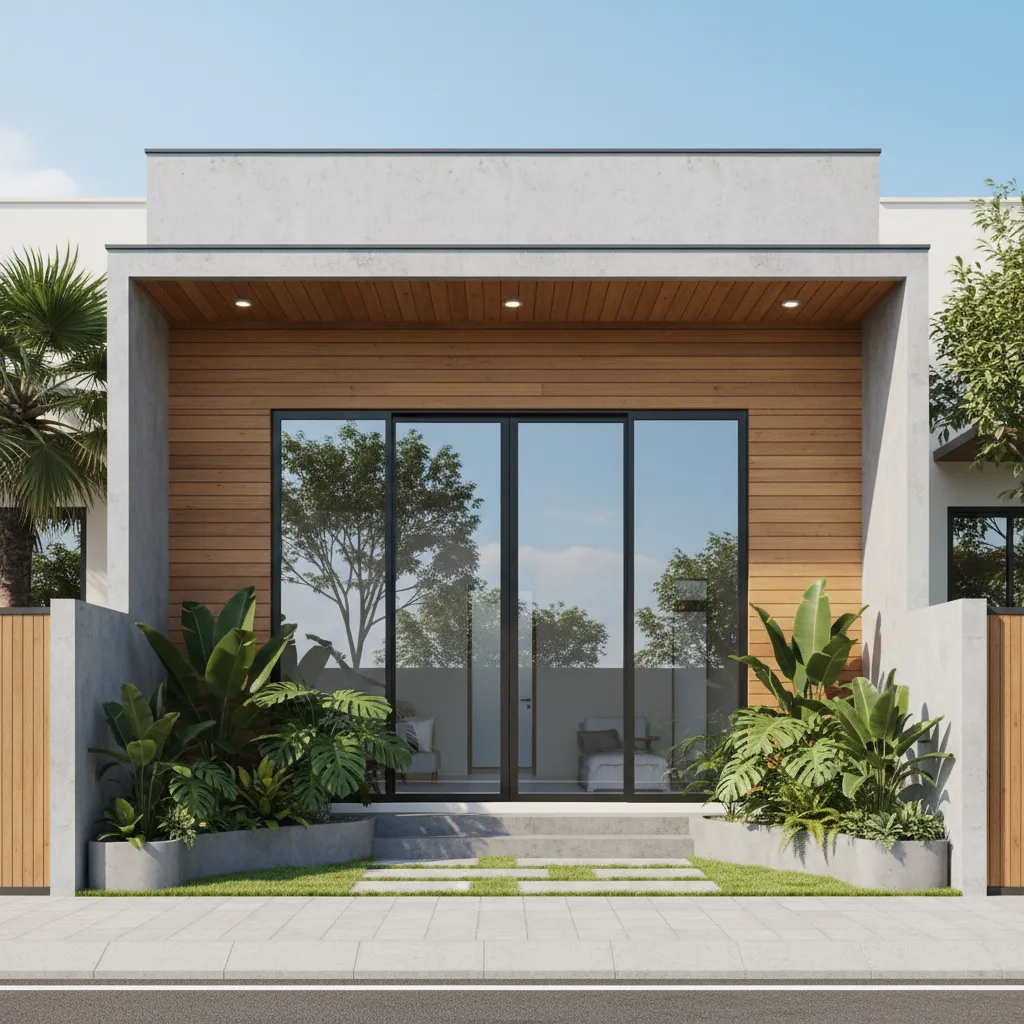 Thiết kế nhà cấp 4 ngang 6m dài 15m đẹp và tối ưu công năng