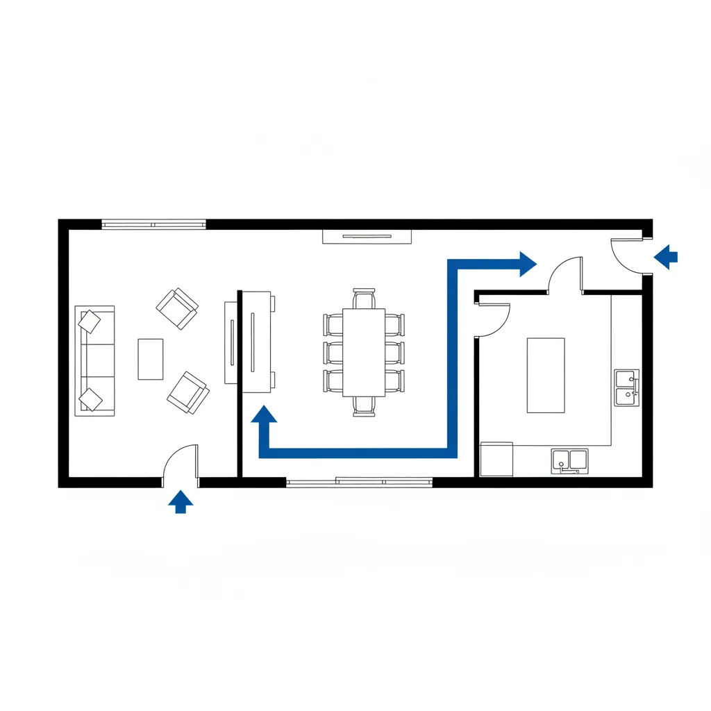 Poor Room Flow and Circulation Problems