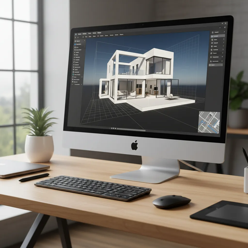 Digital floor plan used for estimating building materials