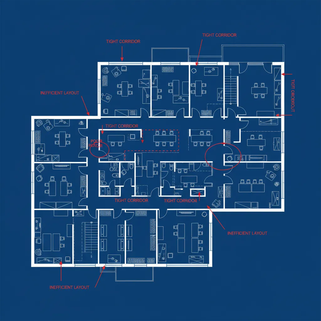 Errores comunes en planos de viviendas