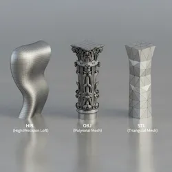 HPL vs OBJ vs STL: Precision Differences in 3D Model Geometry