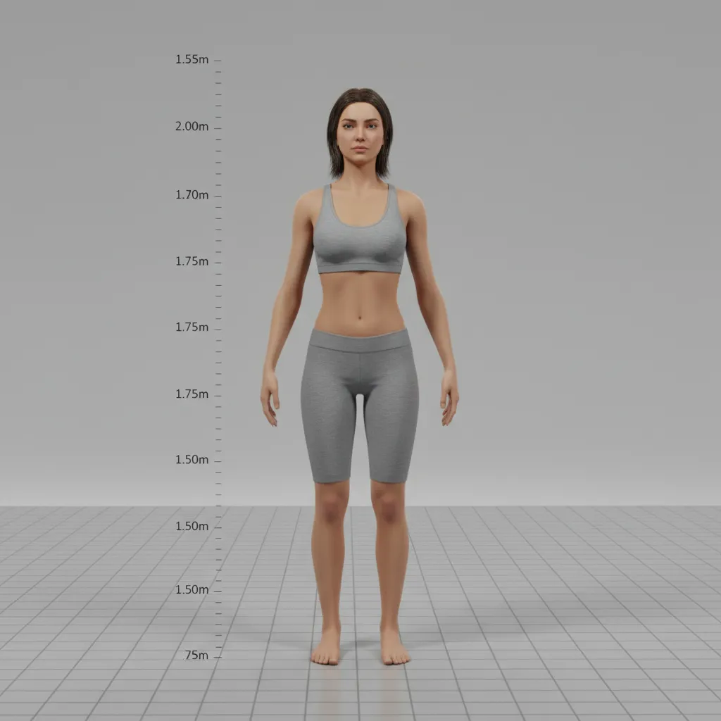 Optimizing Human 3D Model Size for Games, VR, and Simulation