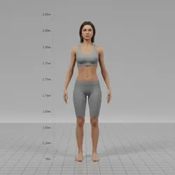 Optimizing Human 3D Model Size for Games, VR, and Simulation