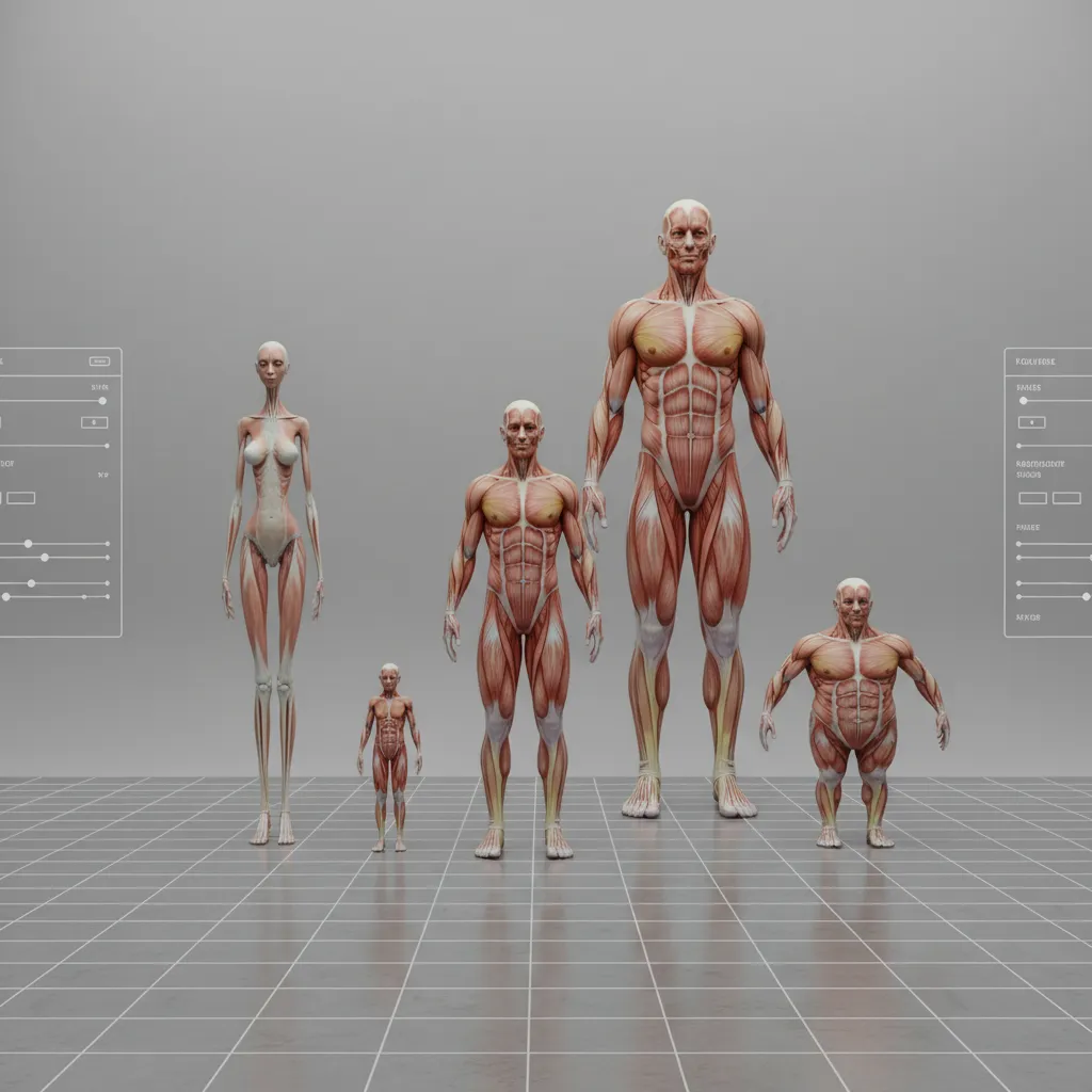 Common Scale Problems in Human 3D Models and How to Fix Them