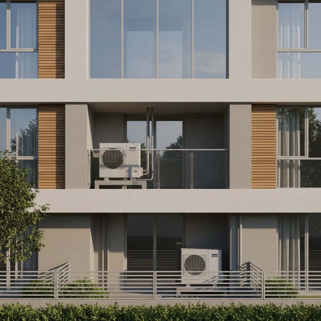 Best Placement Practices for ODU in Building Floor Plans: How smart outdoor unit placement improves HVAC efficiency, reduces noise, and simplifies maintenance in residential buildings