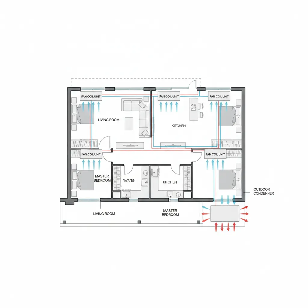 Distance Between Indoor Units and Outdoor Units