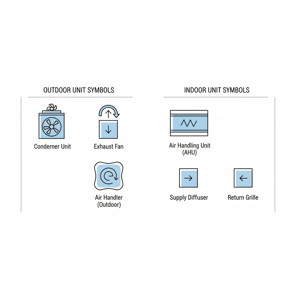 Confusing HVAC Symbols That Look Similar to ODU