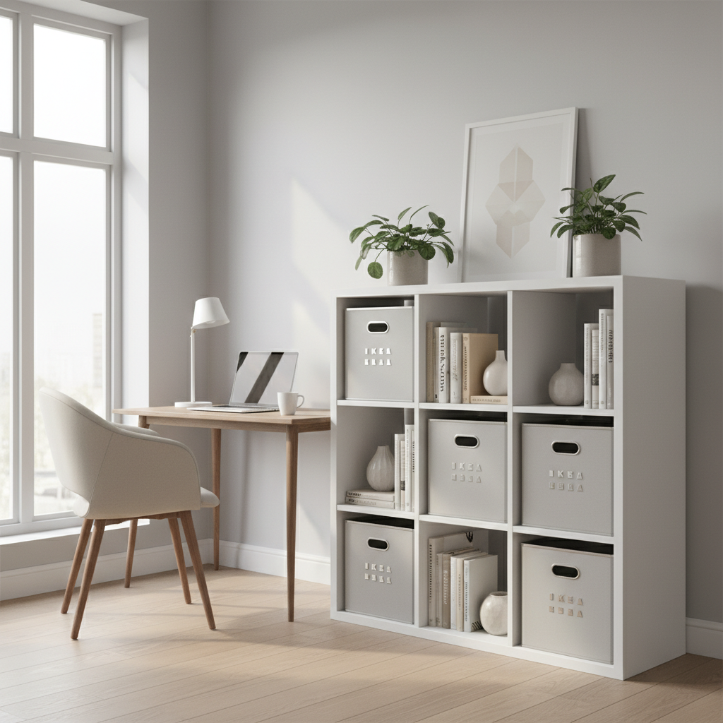 Small Room Cluttered? IKEA Home Office Ideas Add Storage — free download